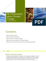 Climate Change Presentation Overview
