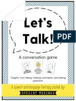 Let's Talk!: (Speechy - Musings)