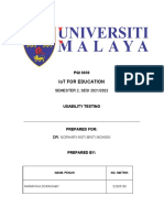 Iot For Education: SEMESTER 2, SESI 2021/2022