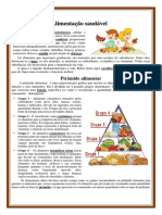 Alimentação Saudável: Pirâmide Alimentar