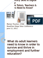 Marian Thacher, OTAN Read/San Diego Tutor Conference June 11, 2011