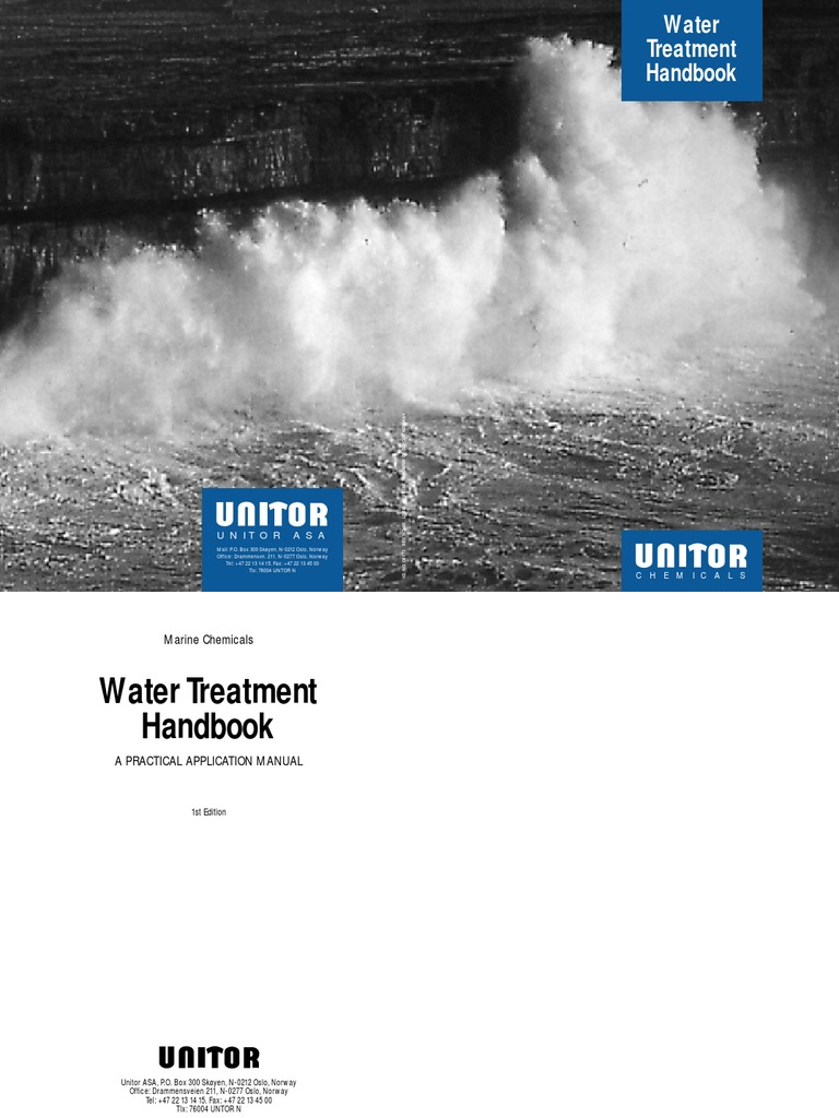 Unitor Marine Water Treatment Handbook | PDF | Alkalinity | Ph
