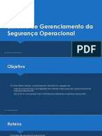 Gerenciamento Segurança Operacional