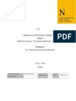 T2 - Derecho Procesal Penal - Calderon Franco Francisco Medardo