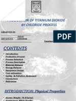 Production of Titanium Dioxide by Chloride Process