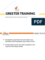 Greeter Training