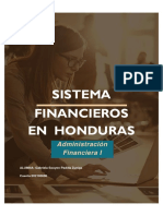 Mapa Conceptual Sobre El Sistema Financiero Hondureño