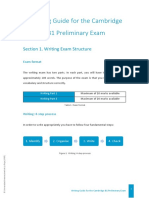 Writing Guide For The Cambridge B1 Preliminary Exam