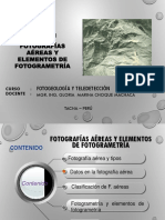 2 - Fotografías Aéreas y Elementos de Fotogrametría