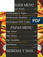 Burger Menu