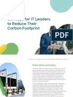 Six Ways For IT Leaders To Reduce Their Carbon Footprint