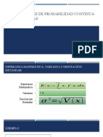 Distribuciones de probabilidad continua más utilizadas