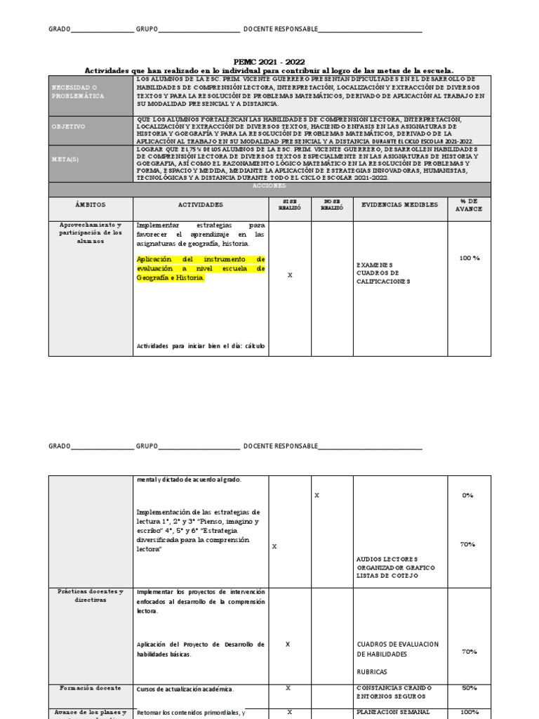 Mejora de Comprensión Lectora en Primaria | PDF | Comprensión lectora ...