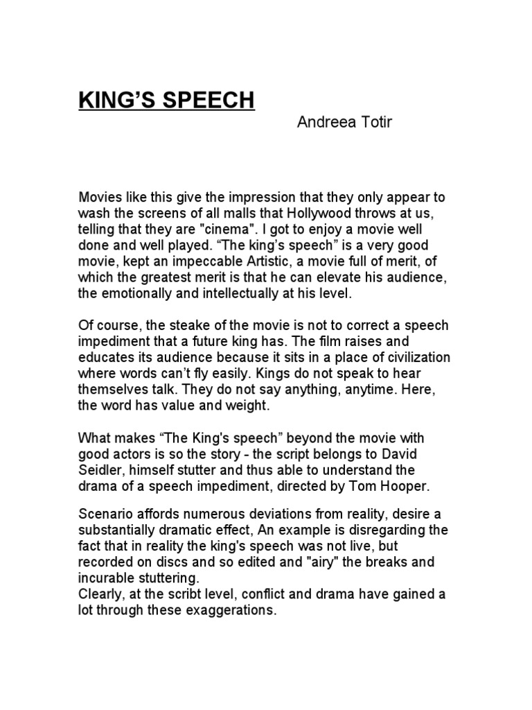 The King's Speech by David Seidler - Biz Books
