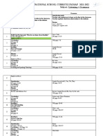 ASIAN INTERNATIONAL SCHOOL CURRICULUM MAP 2021-2022