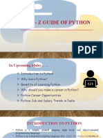 The A - Z Guide of Python
