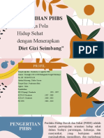 PHBS Diet Gizi Seimbang