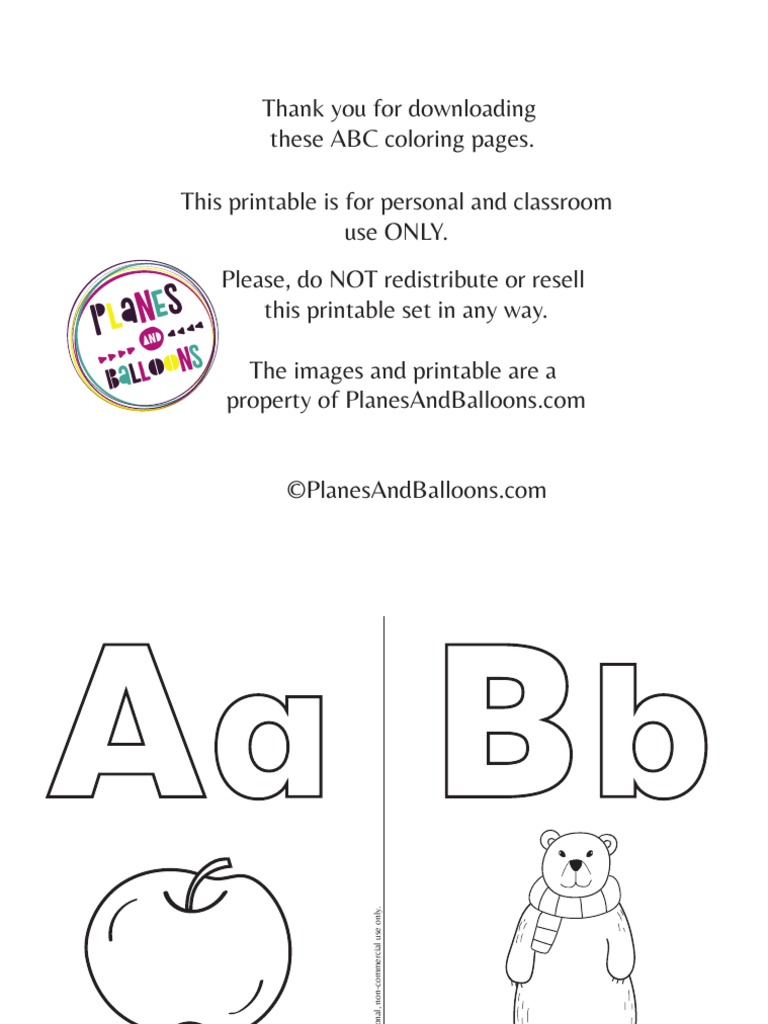 ABC Coloring Pages PDF - 1656571651