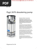 Flygt 2670 Dewatering Pump: Designed Without Compromise