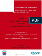 EC GIM313 - Organisation Et Méthodes de Maintenance