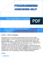 Best Algorithm Homework Help 1