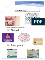 Photo Collage: Various Contraceptive Method