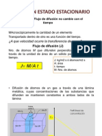 Difusión en Estado Estacionario