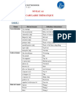 Niveau a1 - Unite 7