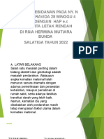 Asuhan Kebidanan Pada Ny. N G2P0A1 Gravida 28 Minggu 4 Hari Dengan Hap E.C Placenta Letak Rendah Di Rsia Hermina Mutiara Bunda Salatiga Tahun 2022