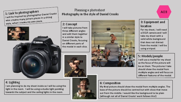 Daniel Crooks-Inspired Photoshoot Plan | PDF | Optics | Artistic Techniques