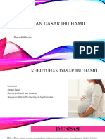 Kebutuhan Dasar Ibu Hamil