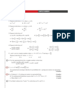 Complex Numbers: Exercise