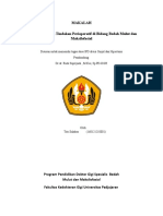 Hubungan Antara Fungsi Ginjal Dan Tindakan Perioperatif Di Bidang Bedah Mulut Dan Maksilofasial