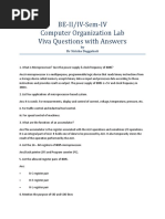 BE-II/IV-Sem-IV Computer Organization Lab Viva Questions with Answers-Osmania University