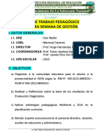 Ruta de Trabajo 3ra Sem de Gestion