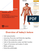 Introduction To Endocrine Physiology: PHSI2X06, 2018