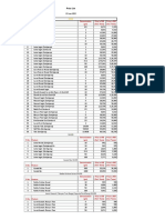 Price List: Casted Bar-SILVER