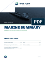 Marine Summary: Inside This Issue