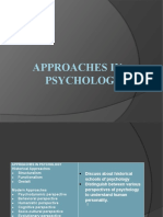 Approaches in Psychology