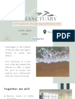 Soul Sanctuary: A Retreat for Self-Exploration through Yoga, Arts and Reflection