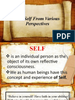 Report in Understanding The Self