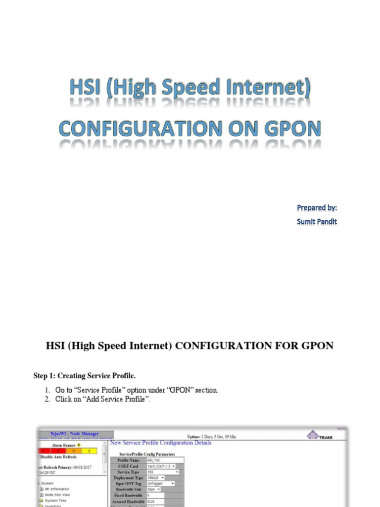 A StepbyStep Guide to Configuring High Speed (HSI) Using