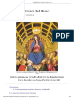 Carta Encíclica “Divinum Illud Munus” - IJF