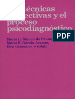 Pdfcoffee.com Siquier de Ocampo Las Tecnicas Proyectivas y El Proceso Psicodiganostico 4 PDF Free