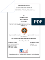 Internship Report on Organization Study at Outshiny India Pvt Ltd