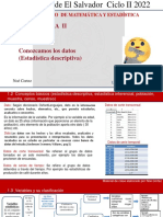 Clasificación de Variables Lunes07marzo2022