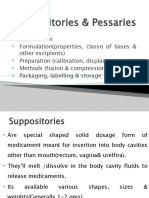 Suppositories & Pessaries