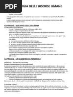 PSICOLOGIA DELLE RISORSE UMANE