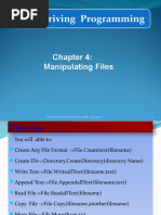 Chapter 4 - Manipulating Files