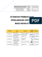 standar pembiayaan pkm